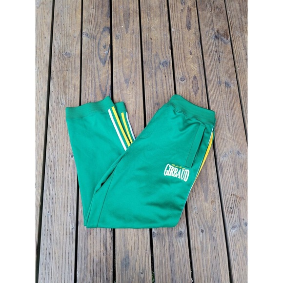 Marithe Francois Girbaud Track Sweat Pants Size XL Green - Picture 2 of 16